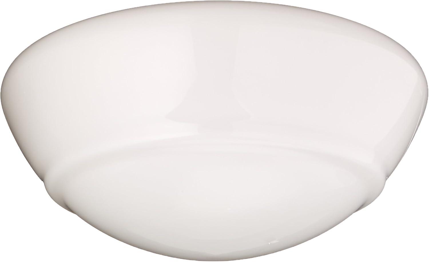 Opal Glass Modern Low-Profile Schoolhouse Globe Light Cover