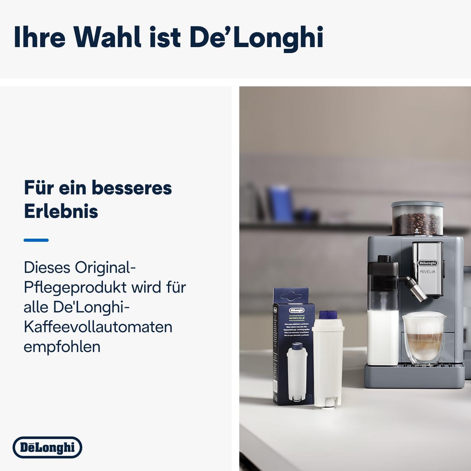 DeLonghi White Water Filter for Coffee Machines