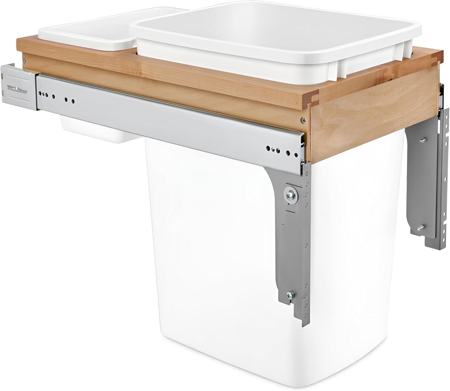 Rev-A-Shelf Rev-A-Shelf Single Pullout Top Mount Trash Can