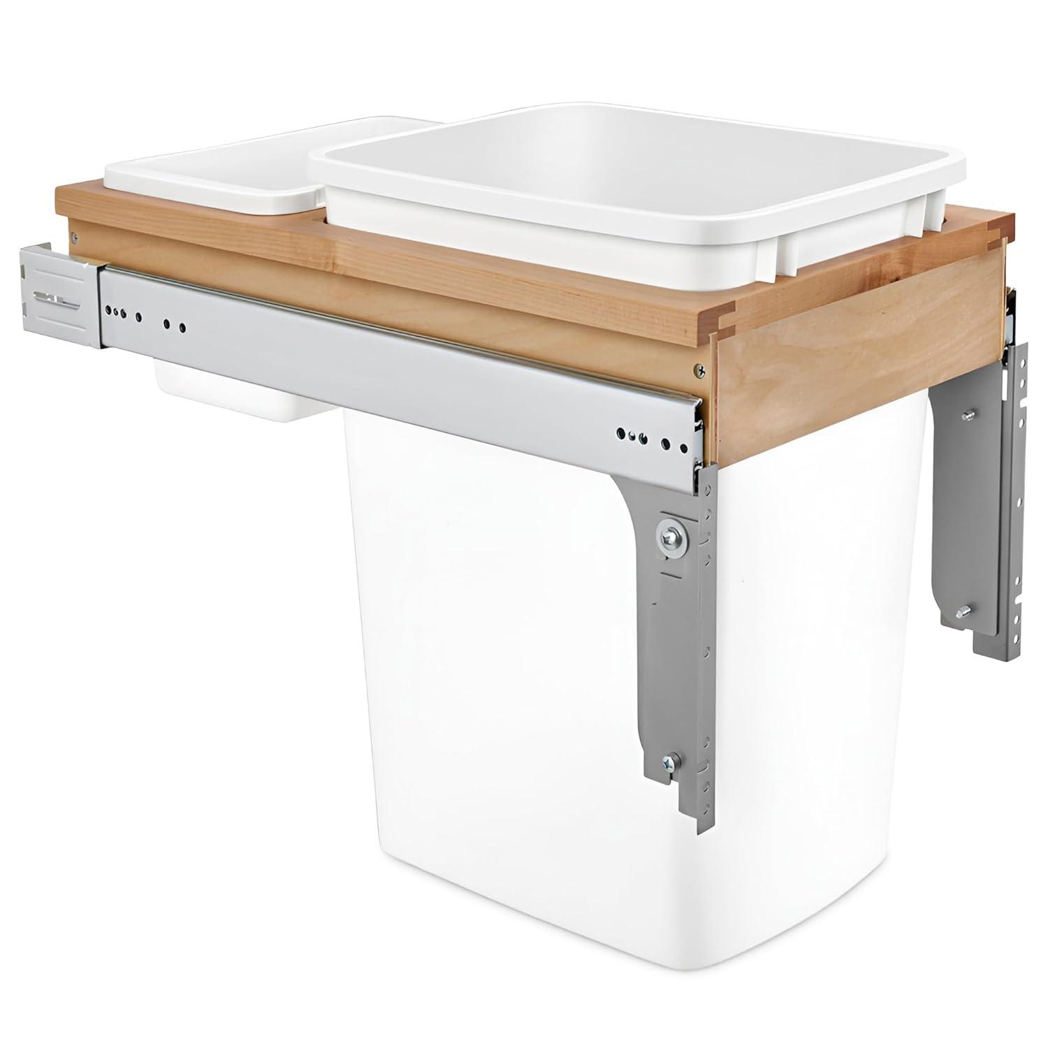 Rev-A-Shelf Rev-A-Shelf Single Pullout Top Mount Trash Can