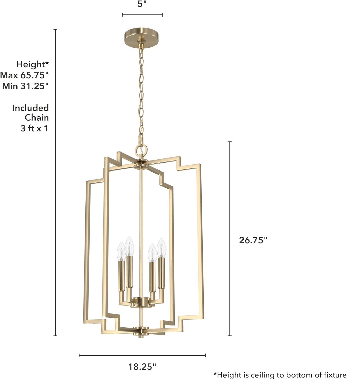 Hunter Fan Company 19576 Zoanne Pendant, Alturas Gold