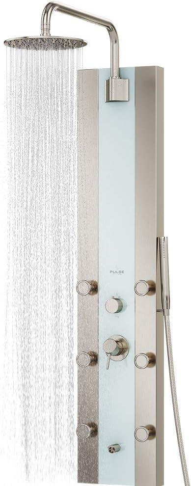 PULSE ShowerSpas Tropicana Seafoam Glass ShowerSpa