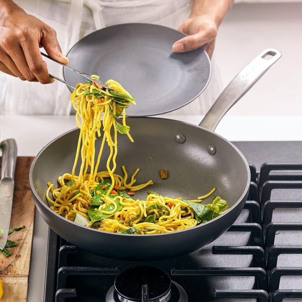 GreenPan CC002290-001 Chatham open wok, 11', Grey