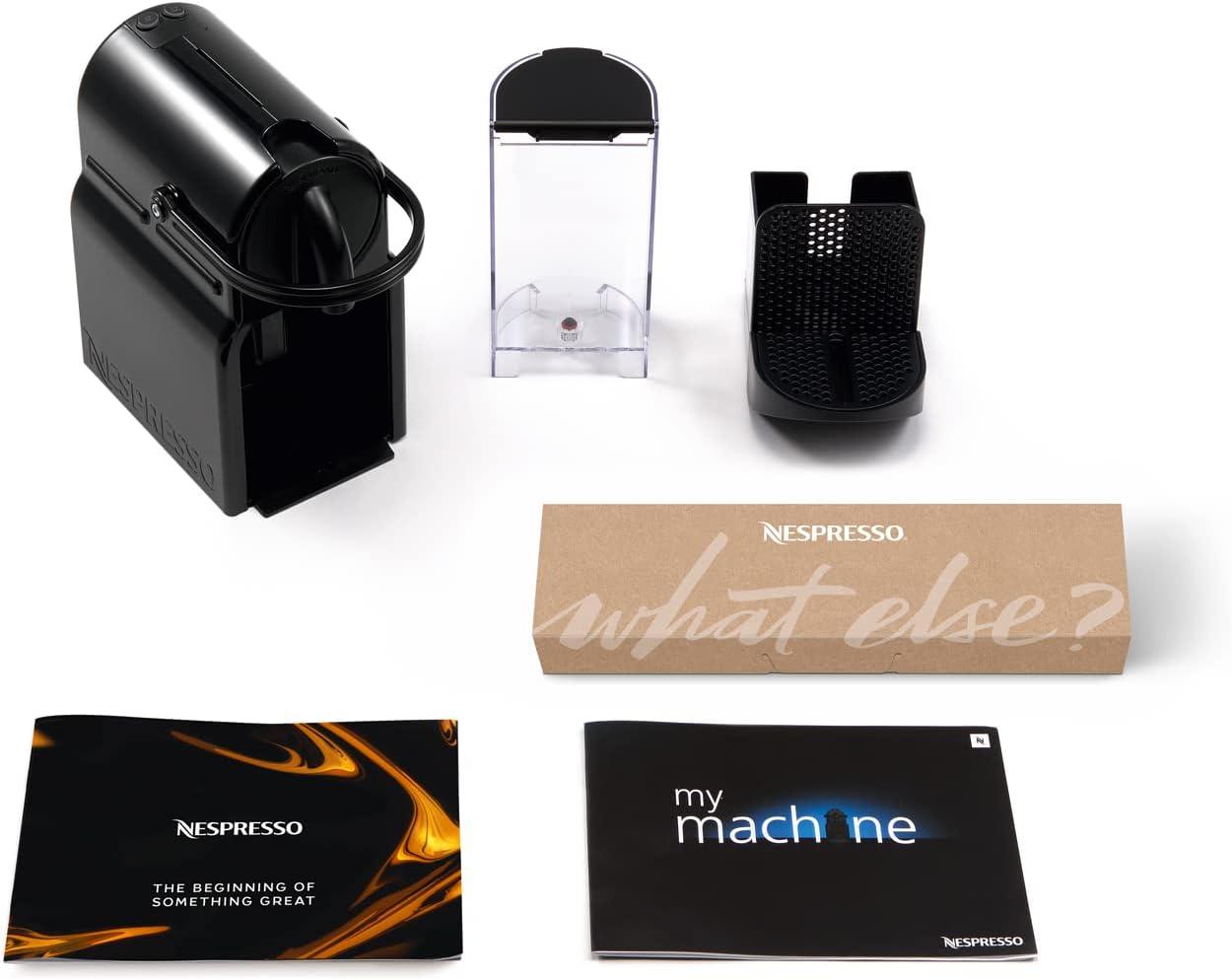 Compact Black Automatic Nespresso Pod Espresso Machine