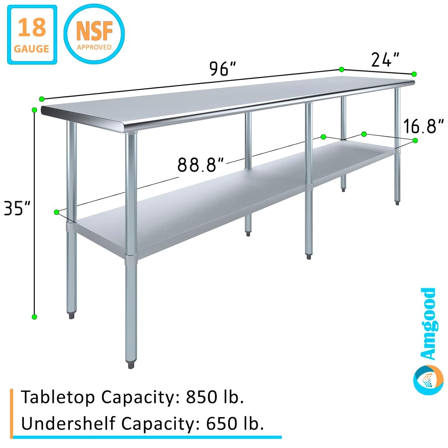 Stainless Steel Top Workbench