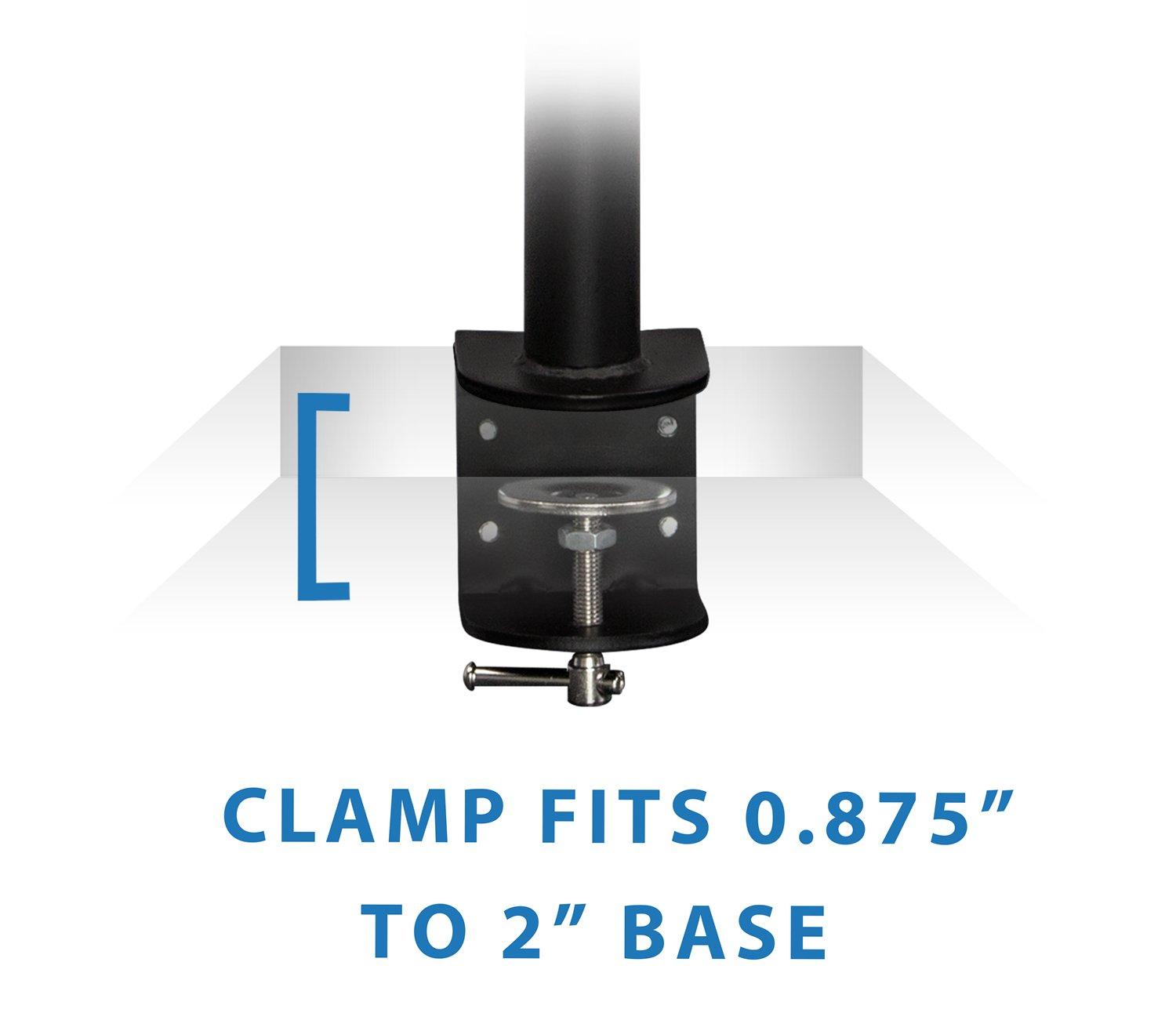 Mount-it Mount-It Full Motion Height Adjustable Single Monitor Arm Mount | Fits 13 - 30 in. Computer Screens