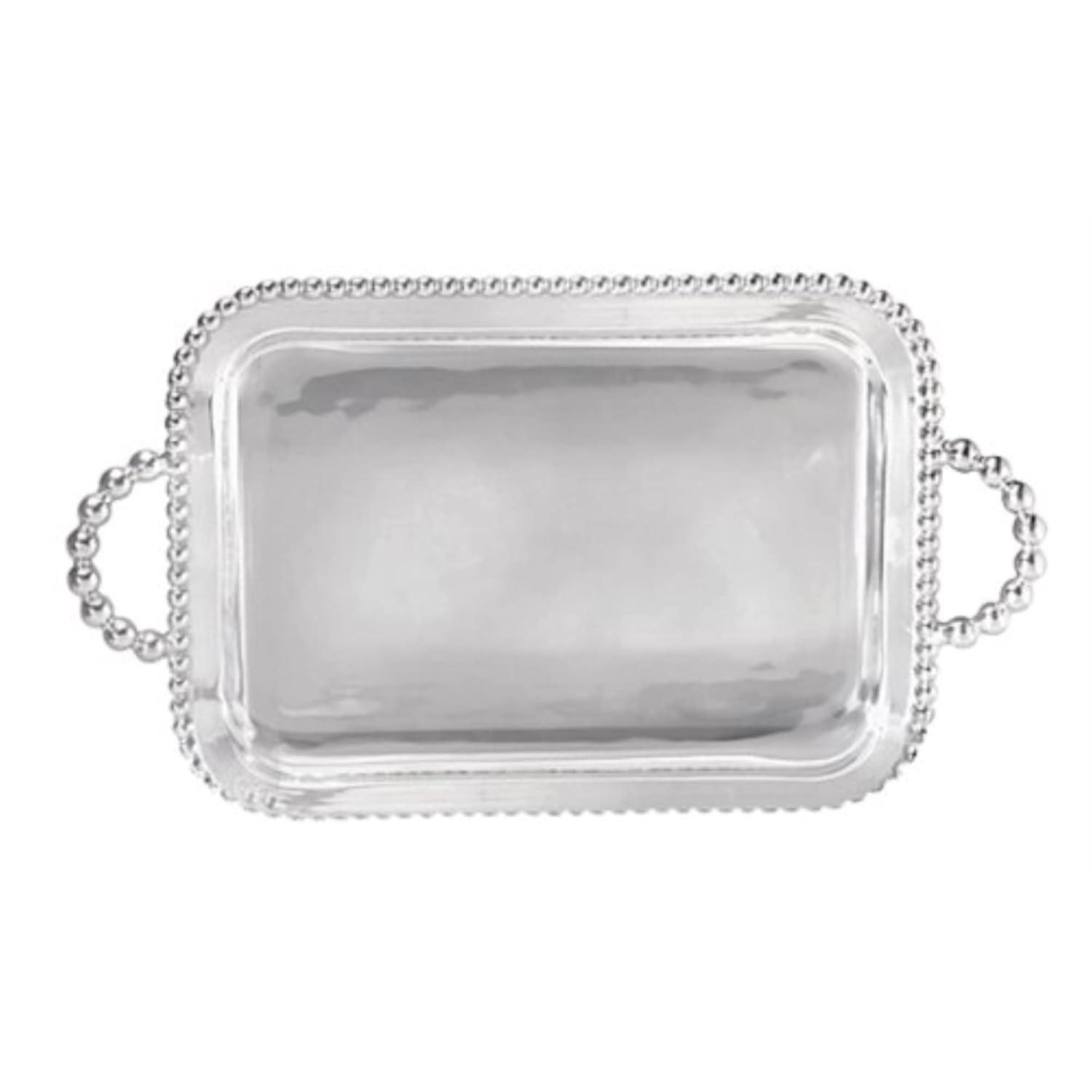 Mariposa String Of Pearls Aluminum Tray