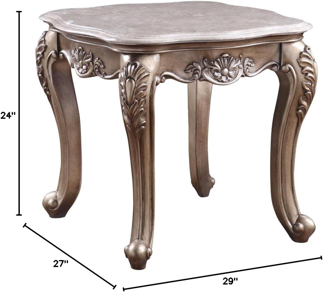 Adams Genuine Marble End Table