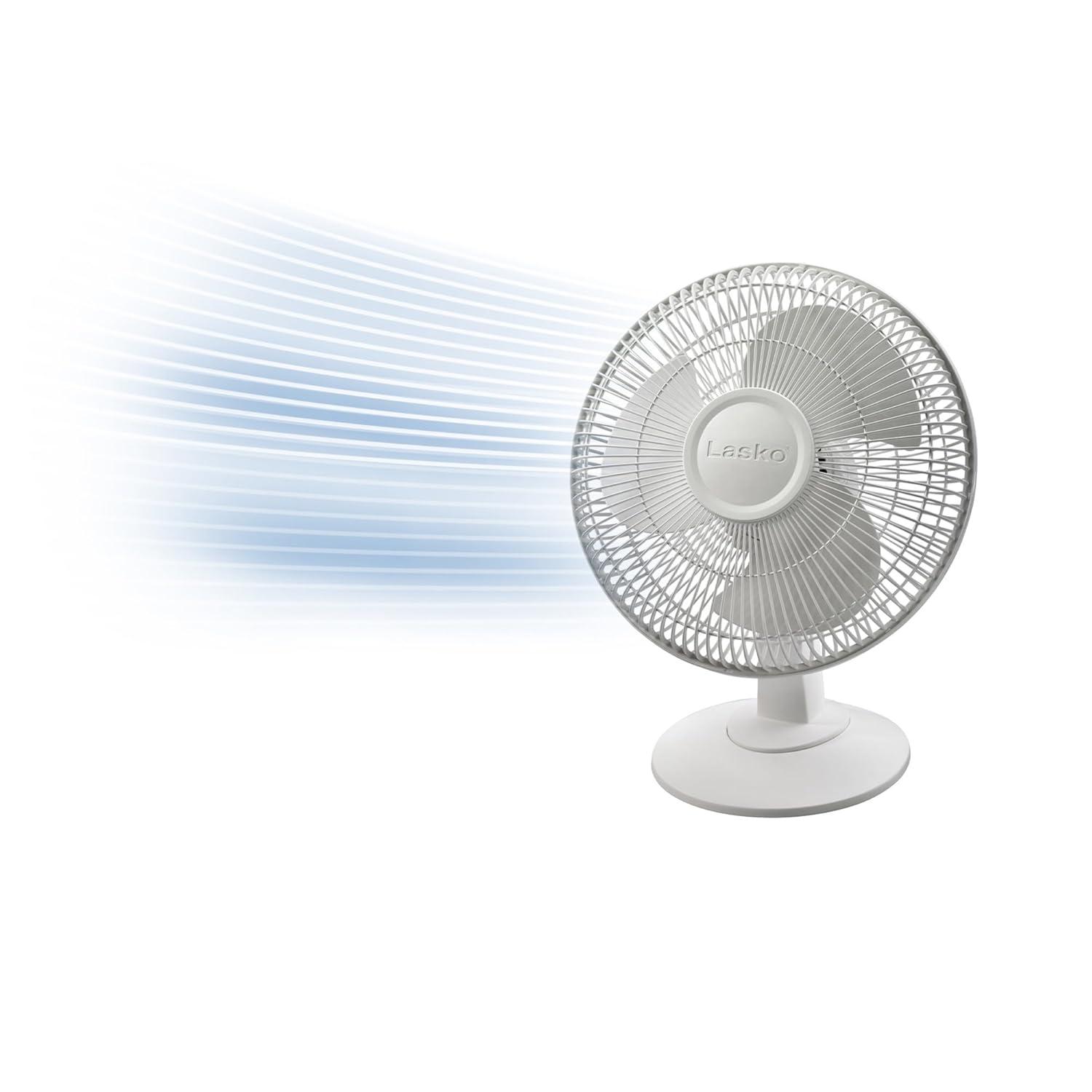 Lasko 12" Oscillating Table Fan