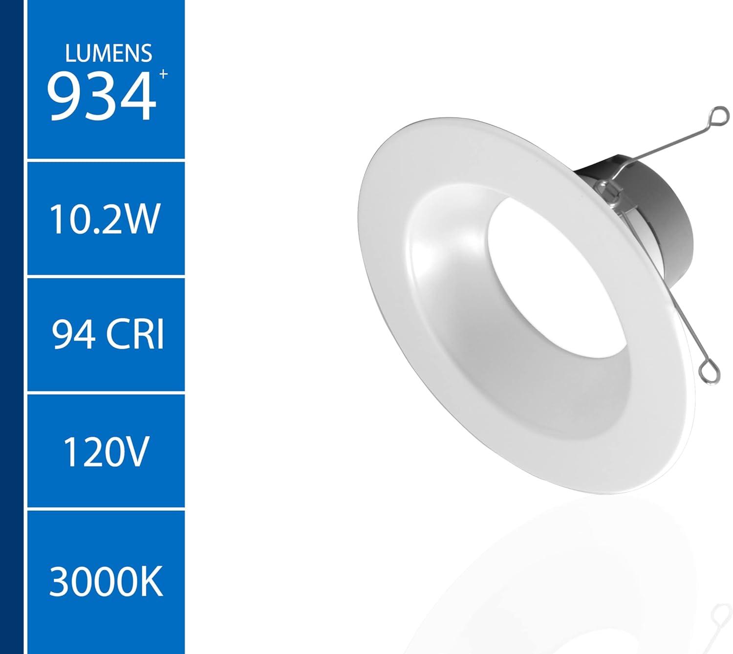 6'' Dimmable Air-Tight LED Retrofit Recessed Lighting Kit