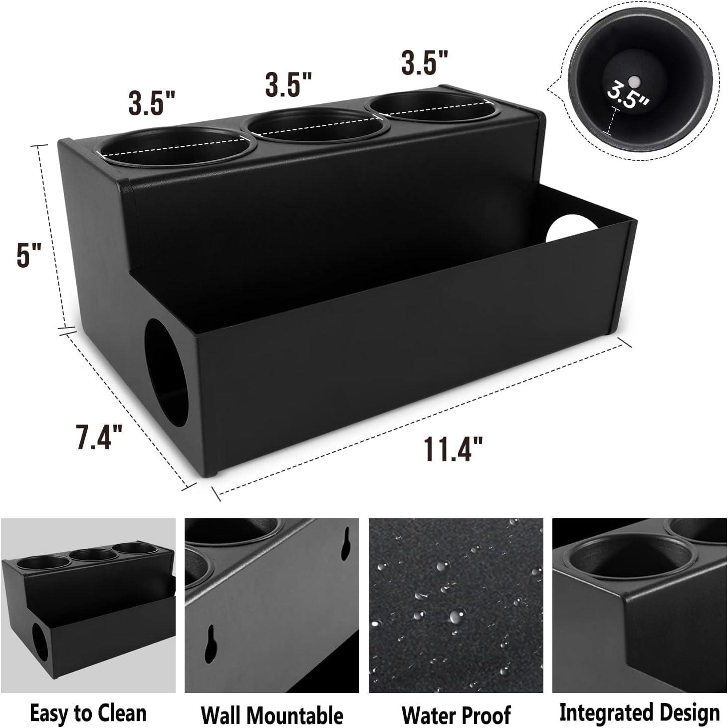 Stainless Steel Hair Dryer Holder and Organizer Tray