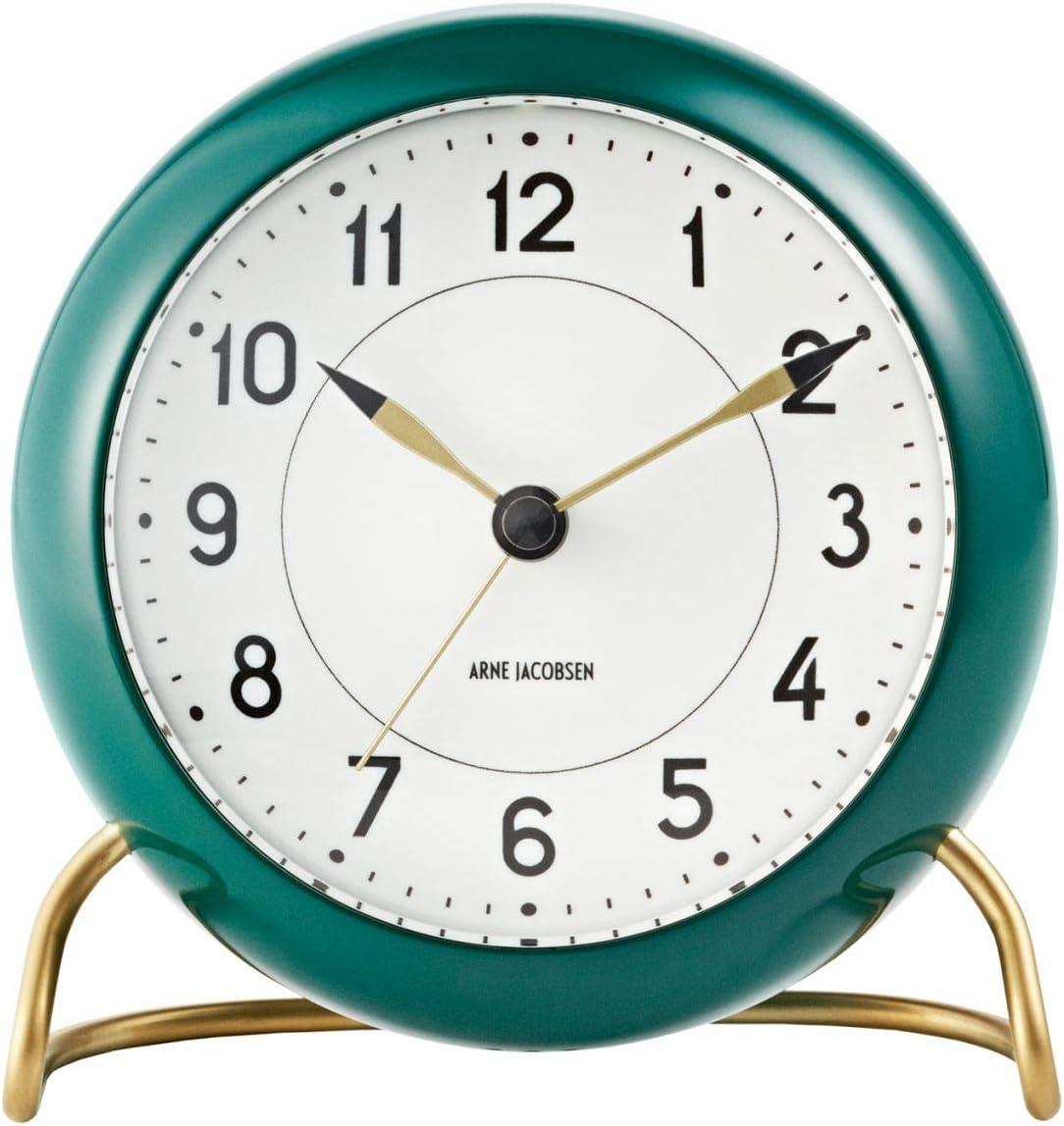 Station Analog Electric Alarm Tabletop Clock