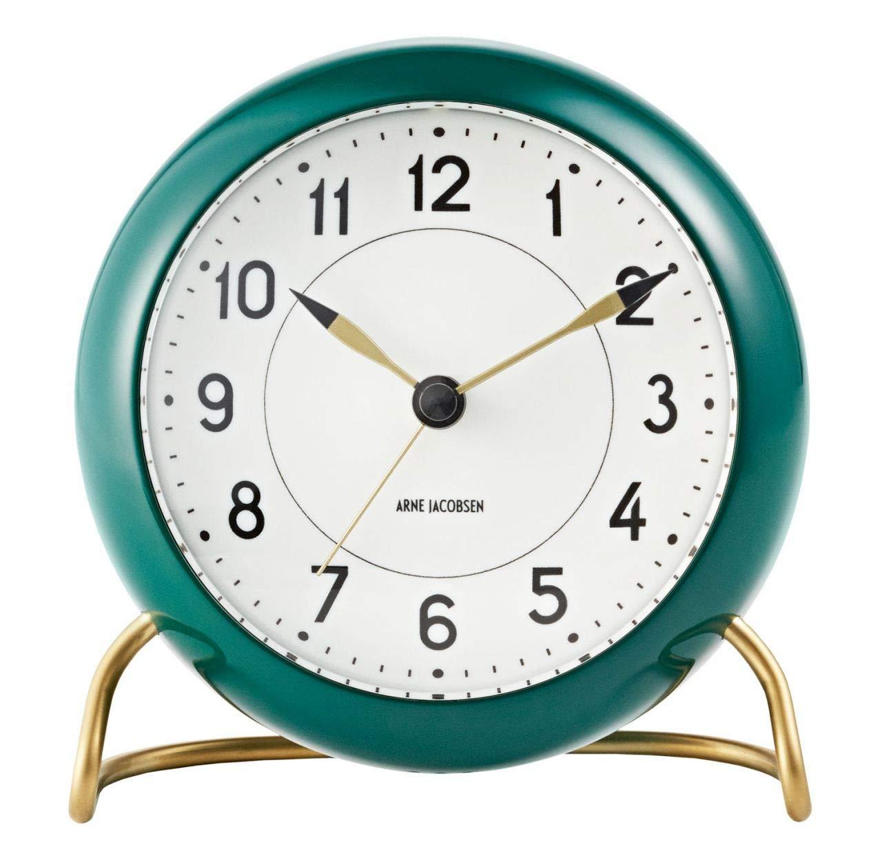 Station Analog Electric Alarm Tabletop Clock