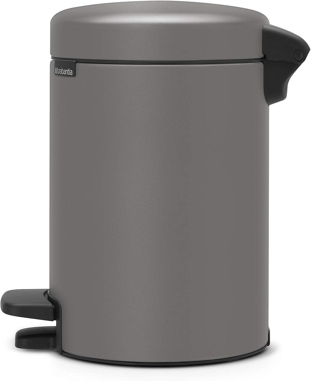 Brabantia NewIcon Step On Trash Can, 0.8 Gallon (3 Liter)
