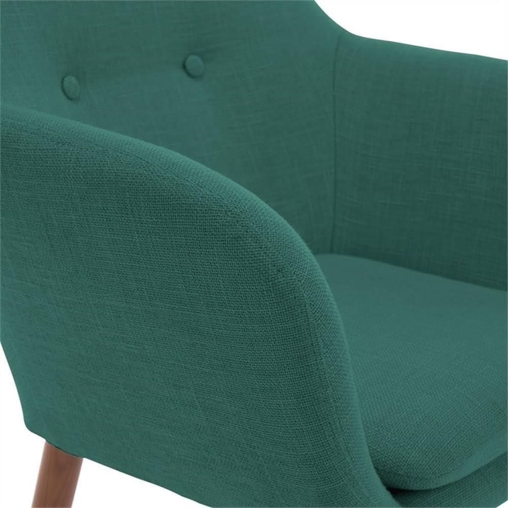 Adore Decor Roux Mid-Century Accent Chair for Home Office or Living Room