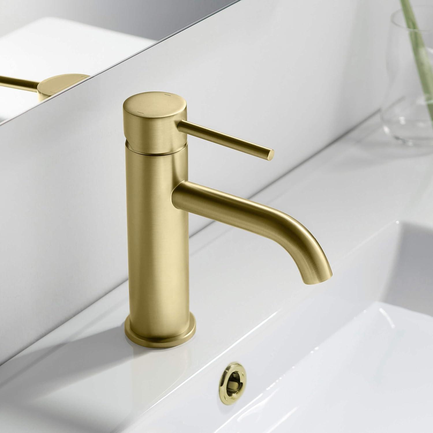 Modern Bathroom Vanity Sink Single Hole Faucet