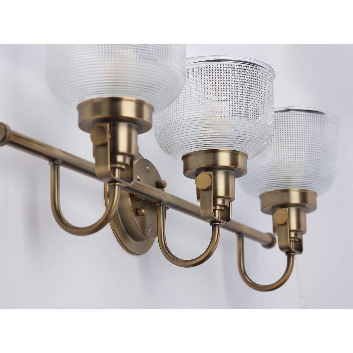 Rosser 3 Light Transparent Dimmable Vanity Light