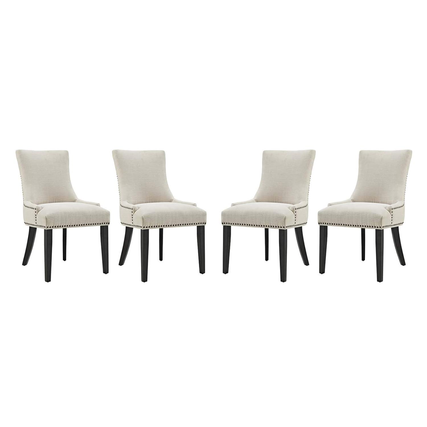 Modway Copper Grove Vodice Fabric and Wood Dining Chair (Set of 4) by Modway