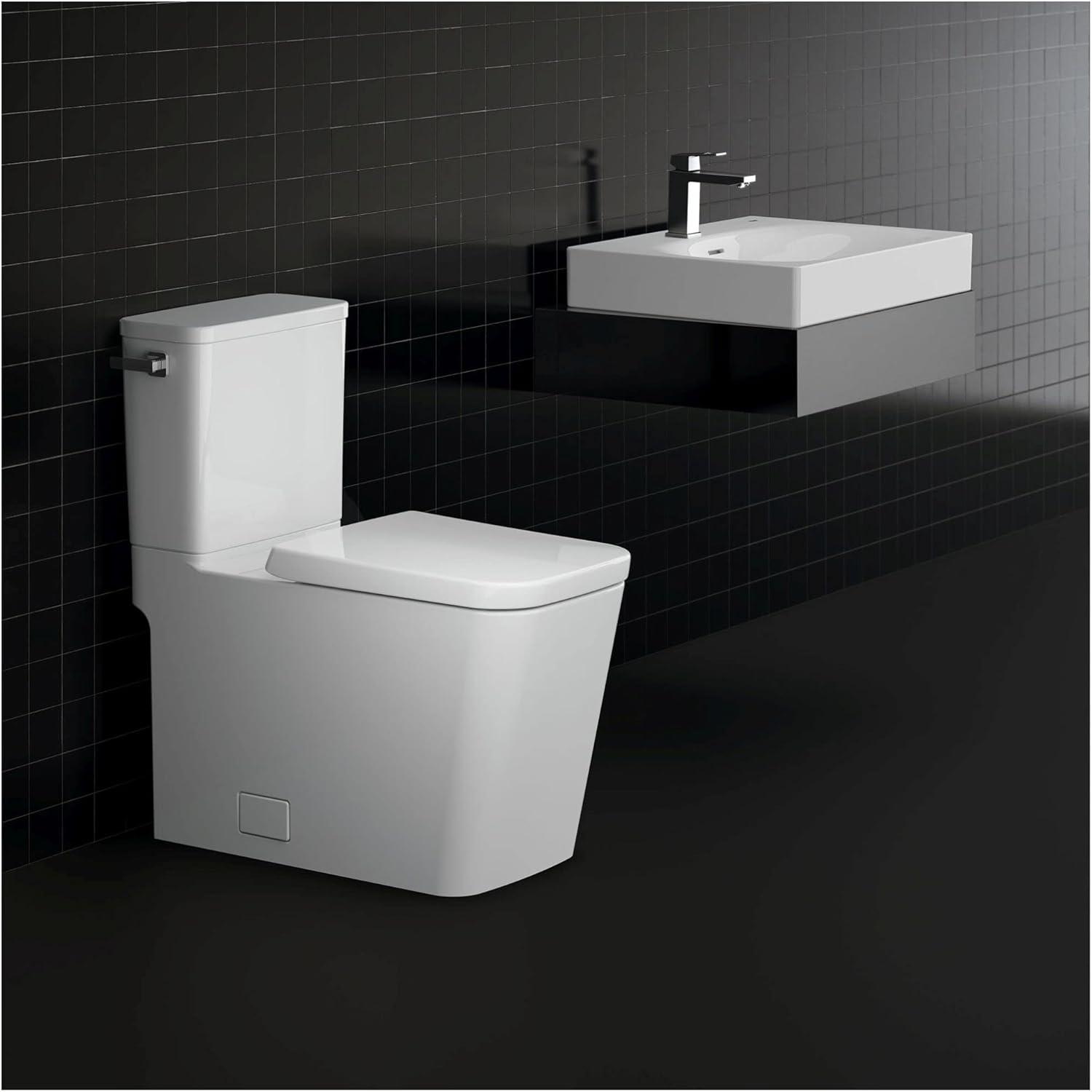 Eurocube® 1.28 GPF (Water Efficient) Elongated Two-Piece Toilet (Seat Included)