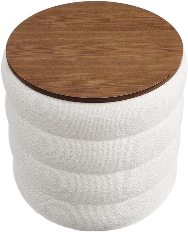 Modway Modway Mezzo 17.3" Wide Round Storage Ottoman