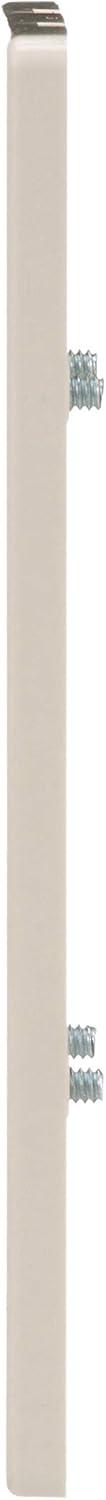 Light Almond Polycarbonate 2-Gang Screwless Toggle Switch Wall Plate