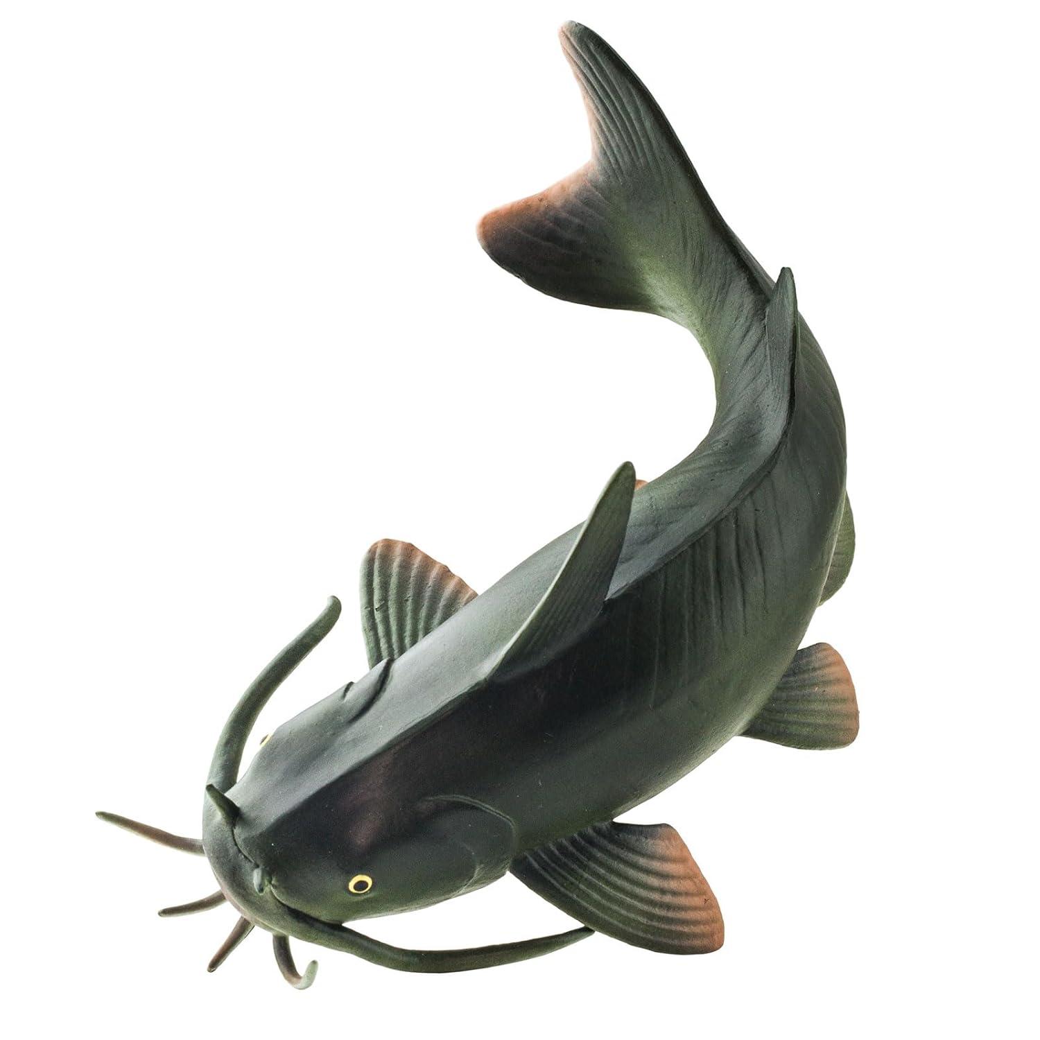 Safari Ltd. Catfish Figurine - Realistic 6" Fish Figure - Educational Toy for Boys, Girls, and Kids Ages 3+