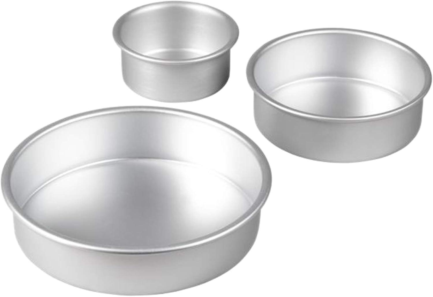 Wilton 3-Piece Round Aluminum Non-Stick Cake Pan Set