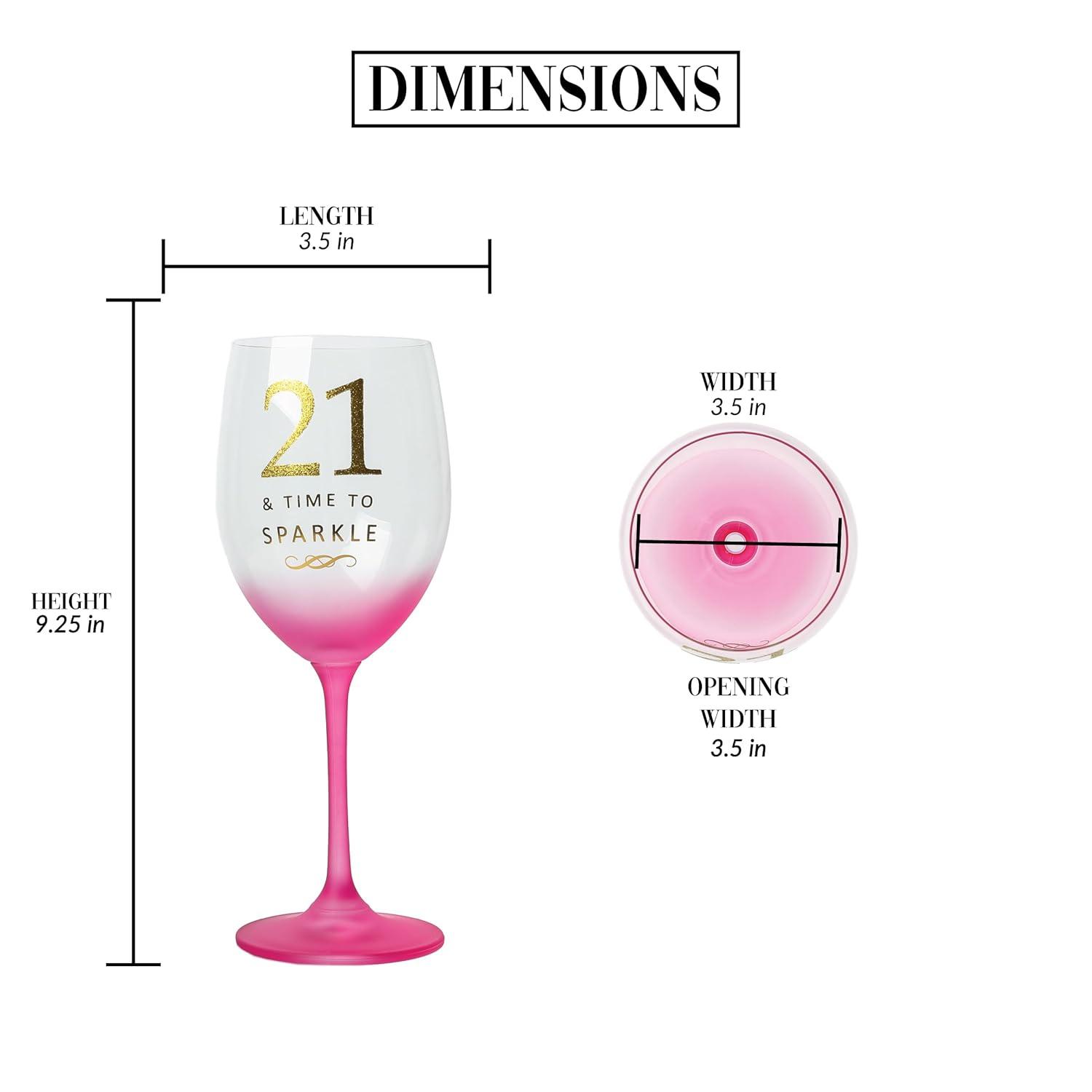 21 - Gift Boxed 19 oz Crystal Wine Glass