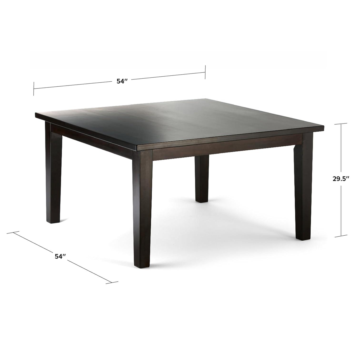 Simpli Home Eastwood Solid Wood Dining Table, Contemporary Style & Reviews | Wayfair