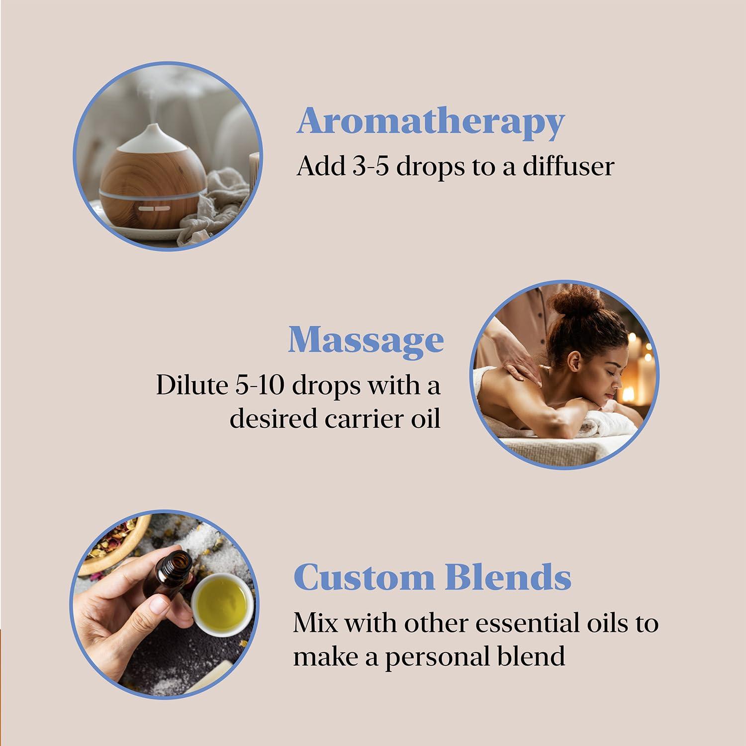 Majestic Pure Rosemary Essential Oil with Glass Dropper - 1 Fl Oz - 100% Pure and Natural Rosemary Oil - Premium Grade Essential Oils for Diffuser, Aromatherapy, Soap and Candle Making