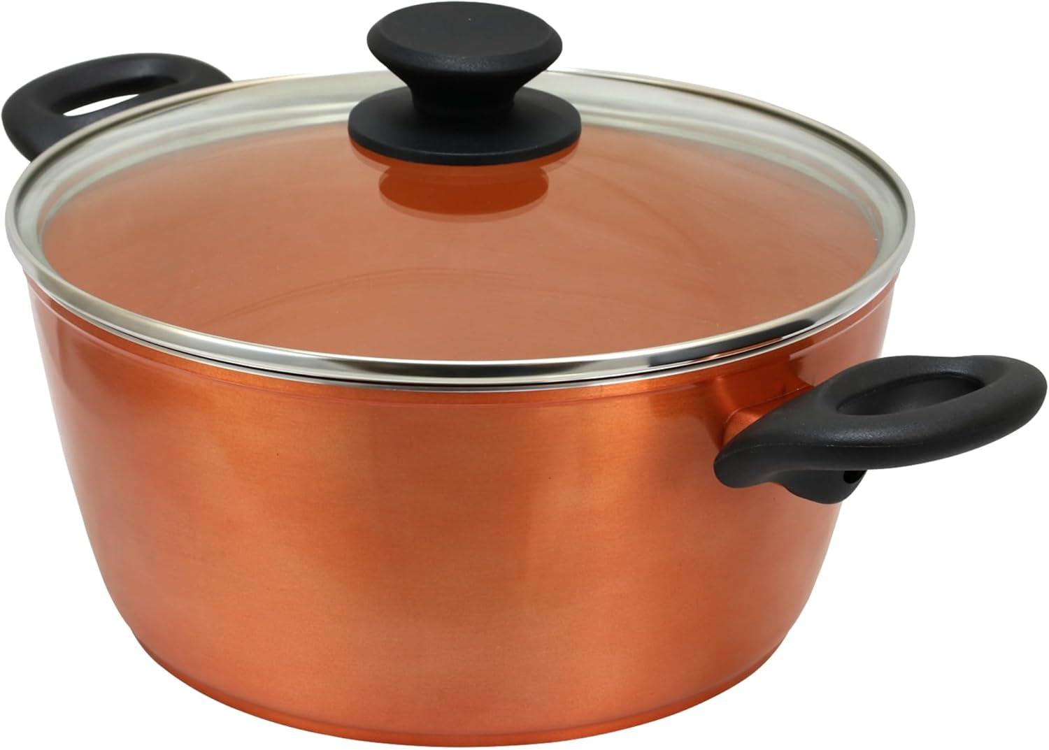 Eco Friendly Home Eco Friendly Home 4.5 Quarts Non-Stick Aluminum Round Dutch Oven
