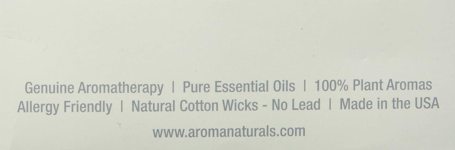 Aroma Naturals Votive Candles with Lavender, Tranquility, 6 Count