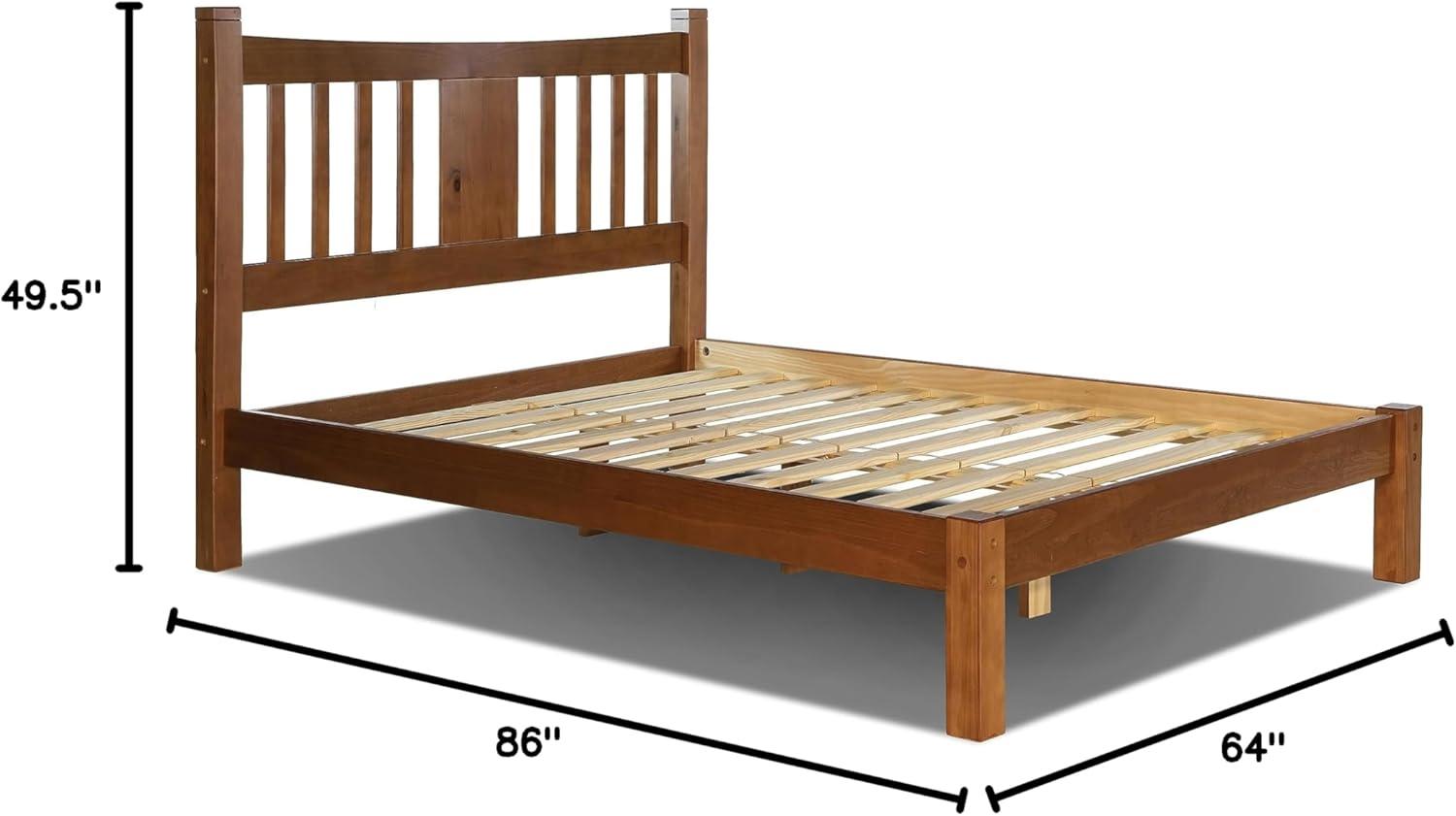 Shaker Solid Wood Slat Bed