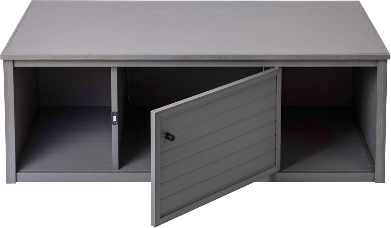 New Age Pet® ECOFLEX® 48-Inch Versa Stand, Grey - Moisture-Resistant Wood Plastic Composite Storage for Pet Bedding, Food, Toys