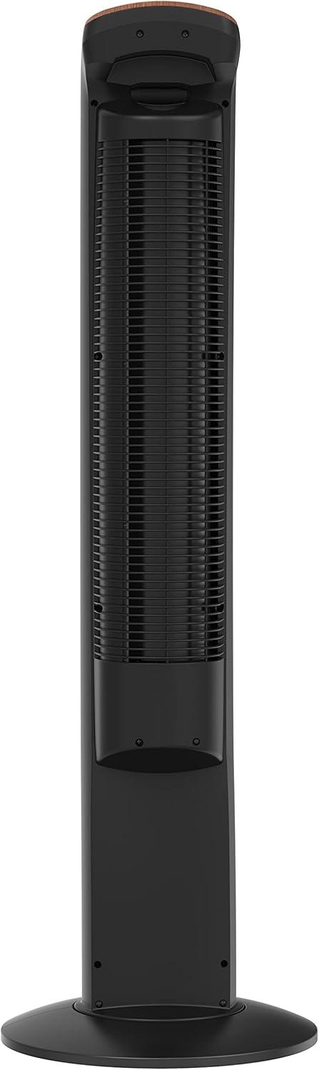 Lasko 42" Wind Curve Oscillating Tower Fan with Bluetooth® Technology, Black, T42905, New