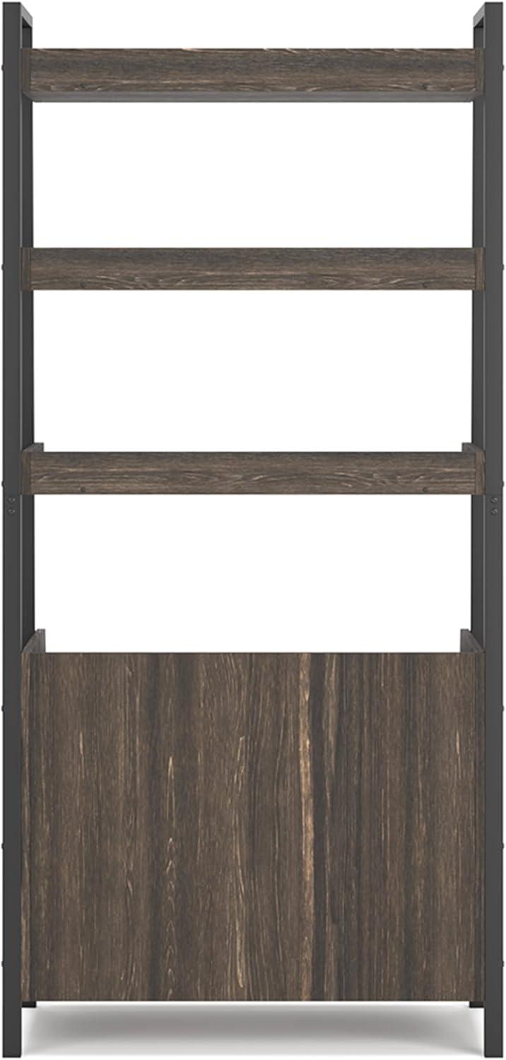 Signature Design by Ashley Contemporary Zendex 72" Bookcase, Dark Brown