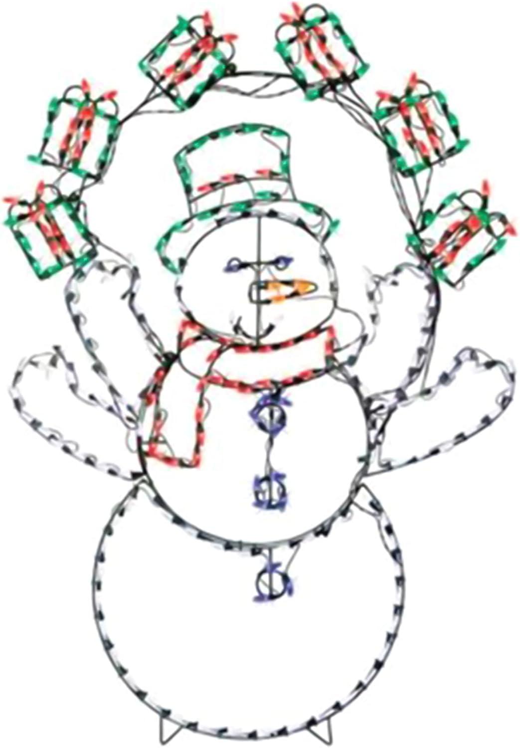 ProductWorks ProductWorks 60 In Pro-Line LED Animation Juggling Snowman Christmas Decoration