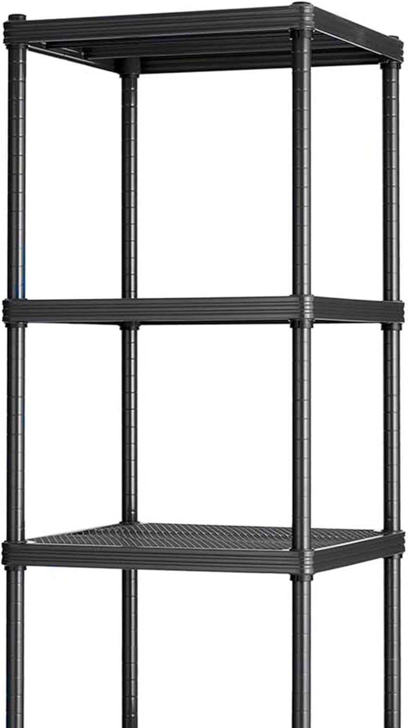 Design Ideas MeshWorks 6 Tier Tower Metal Storage Shelving Unit Rack