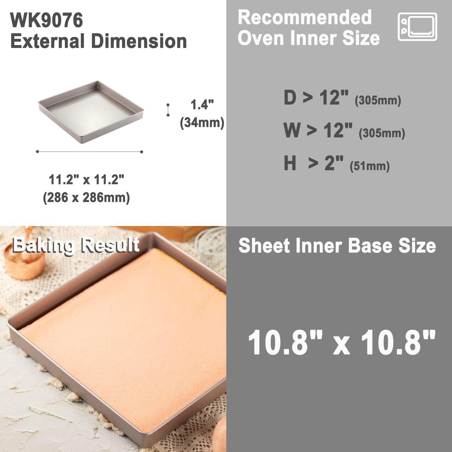 Champagne Gold Non-Stick 11-Inch Square Baking Sheet Pan