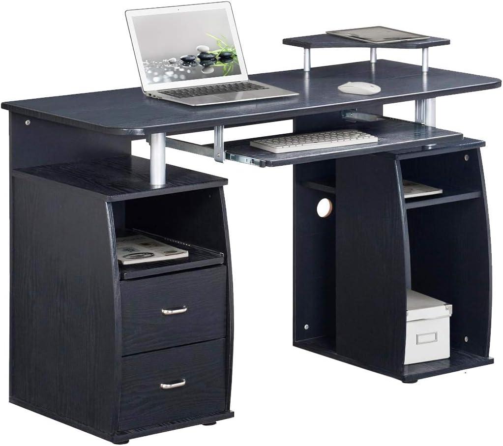 Hokku Designs Techni Mobili Complete Computer Workstation Desk With Storage