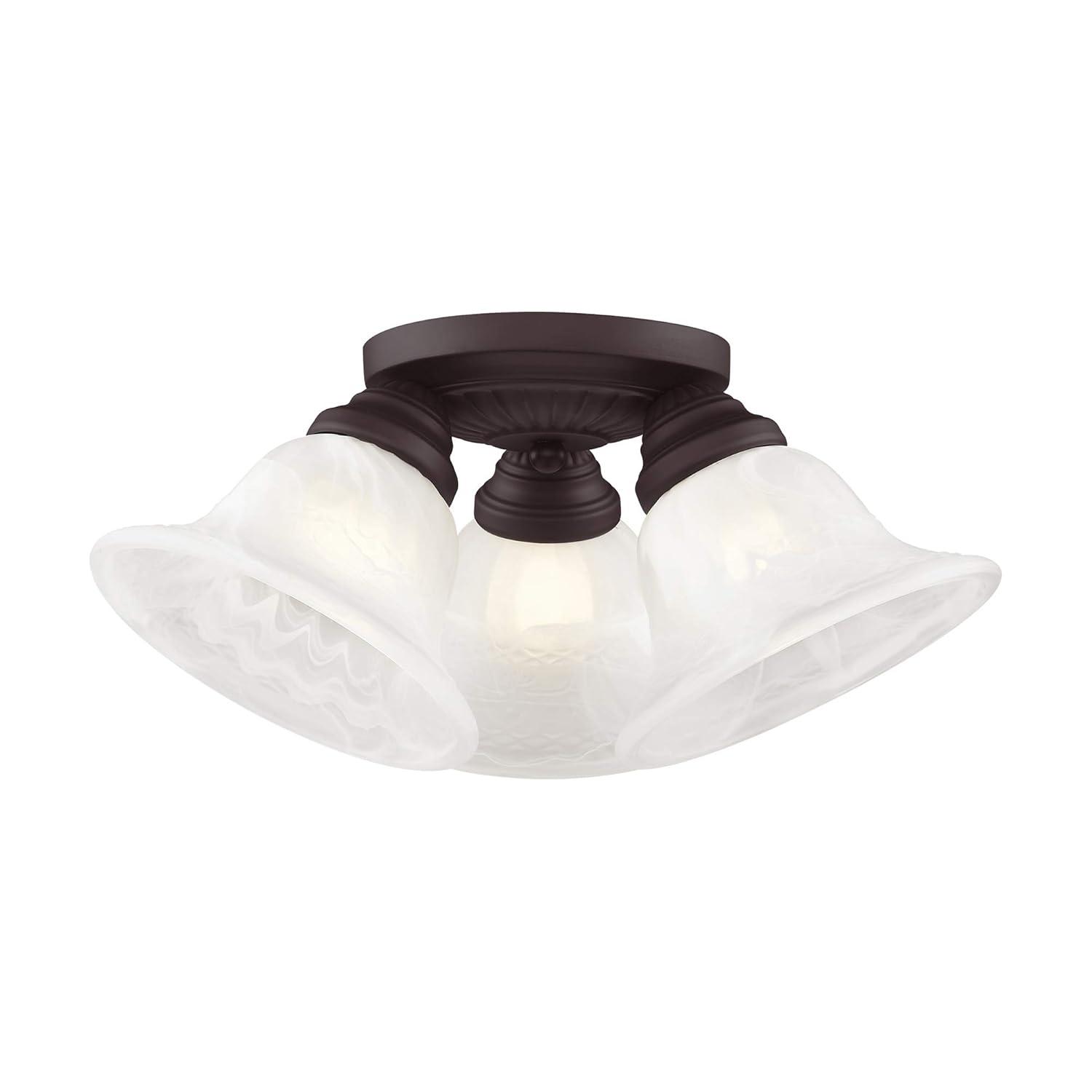 Livex Lighting Edgemont 3 - Light Flush Mount in  Bronze