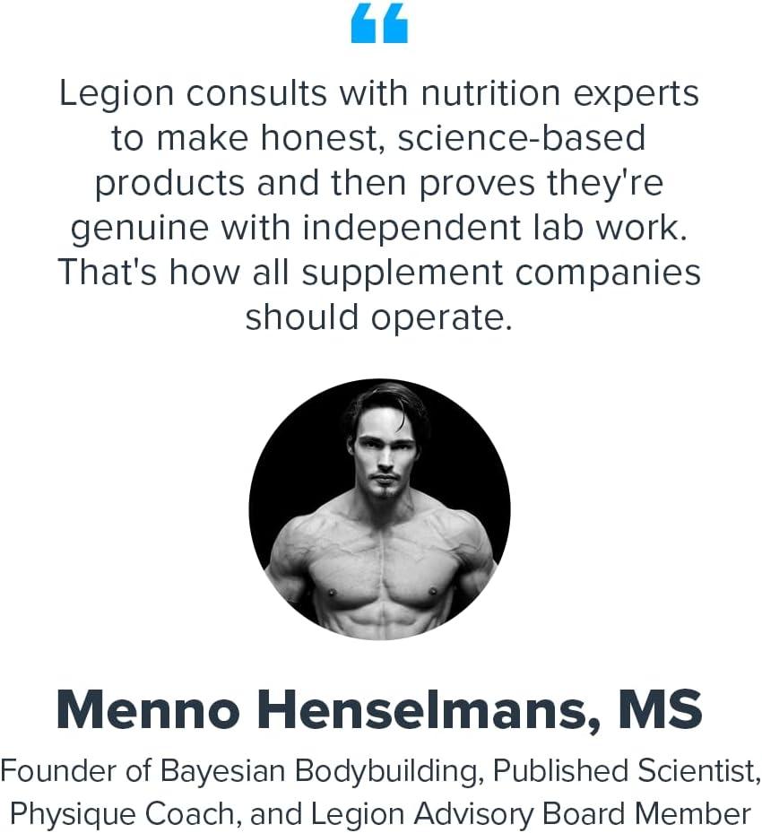 Legion Whey+ Whey Isolate Protein Powder, Chocolate Peanut Butter, 74 Servings