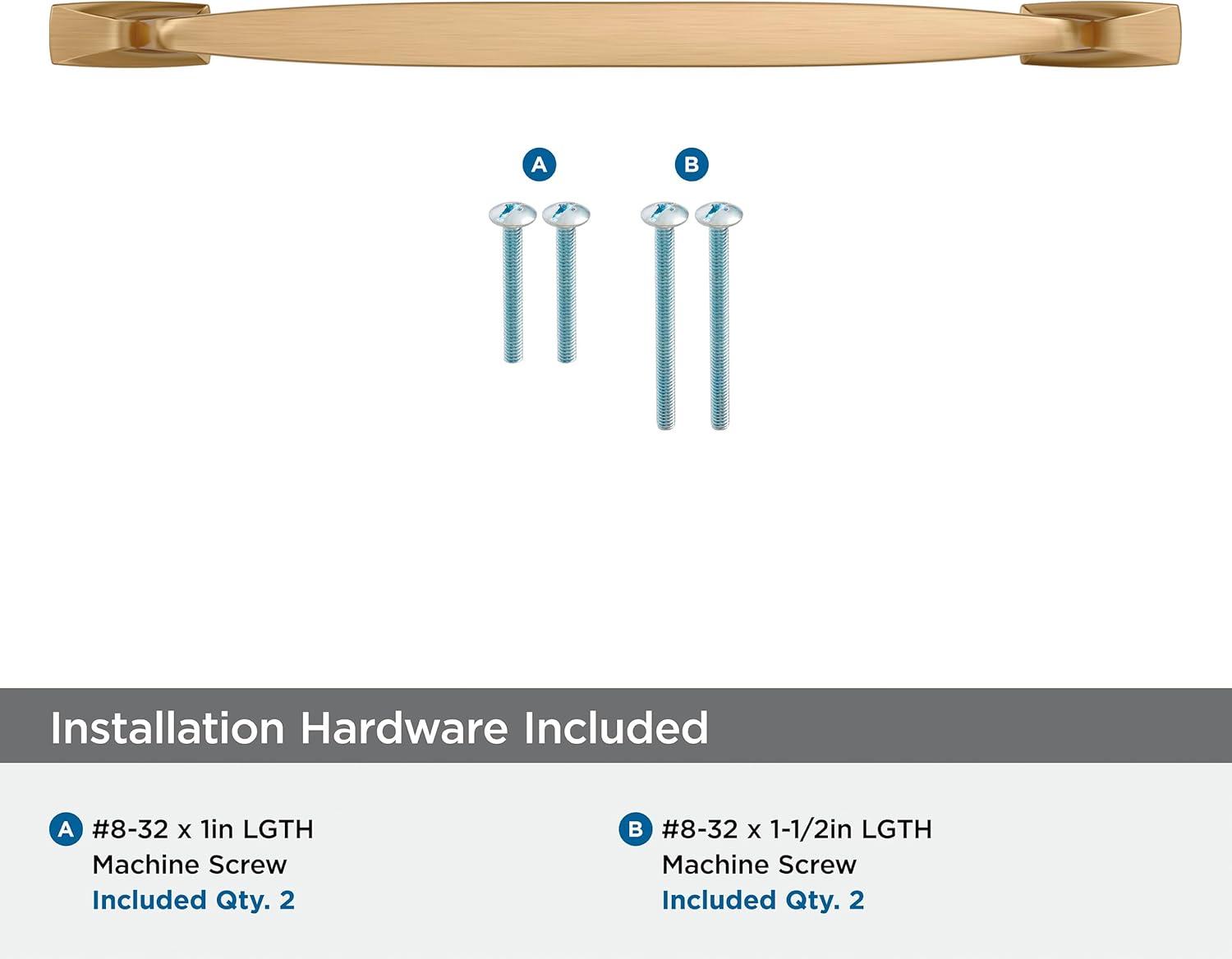 Amerock Highland Ridge 10-1/16 inch (256mm) Center-to-Center Champagne Bronze Cabinet Pull