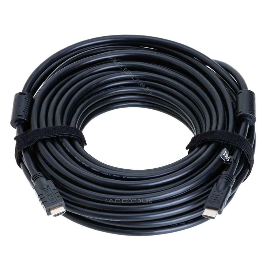 75FT HDMI Cable High-Speed 4K HDR 18Gbps Ethernet Audio Return Channel Gold-Plated 2.0 60Hz UHD ARC Universal Compatible with HDTV Projector, Gaming Console Laptop Home Theater (75FT, Black)