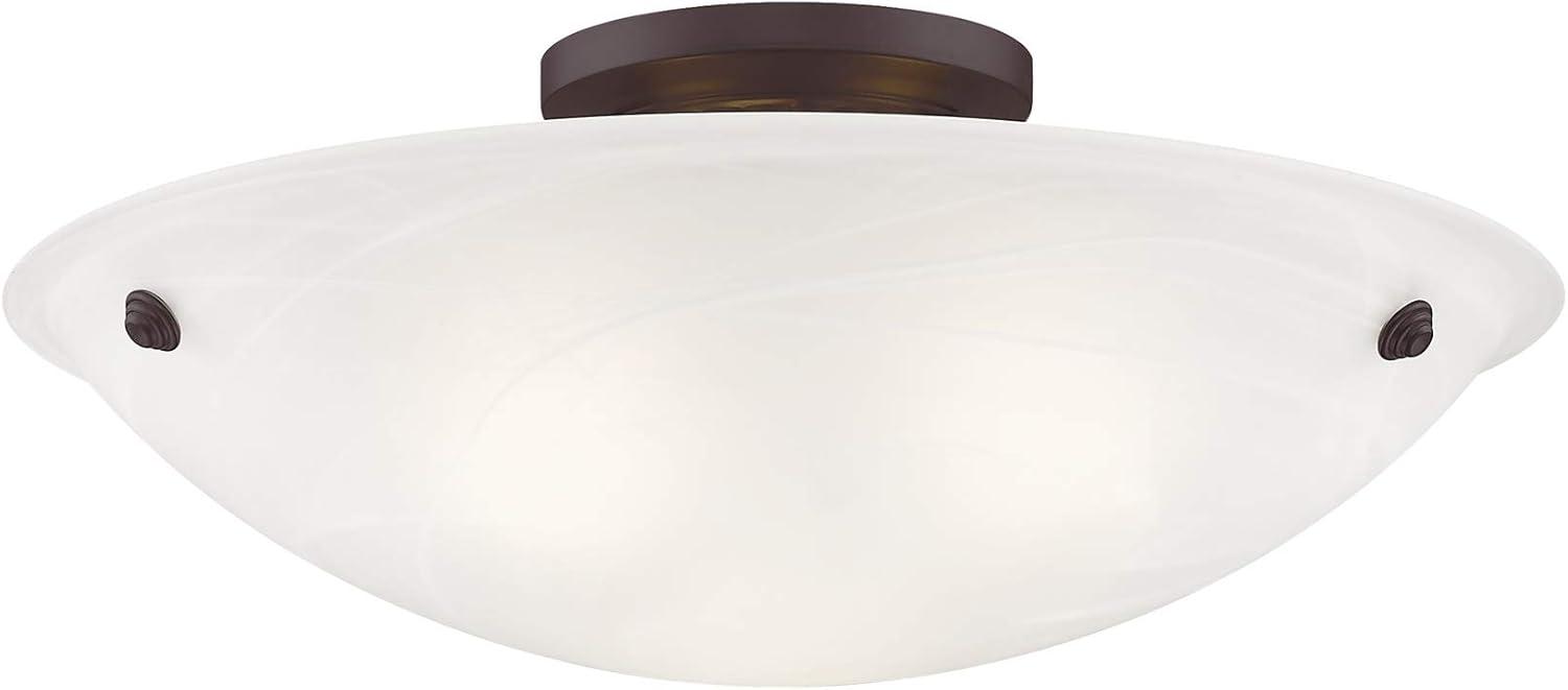 Livex Lighting Oasis 3 - Light Flush Mount in  Bronze