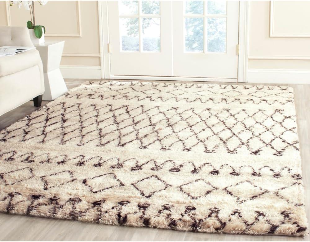 New Rug Collections CSB851A-8SQ-Color:Ivory/Natural,Shape:Medium Rectangle,Size:6' x 9'