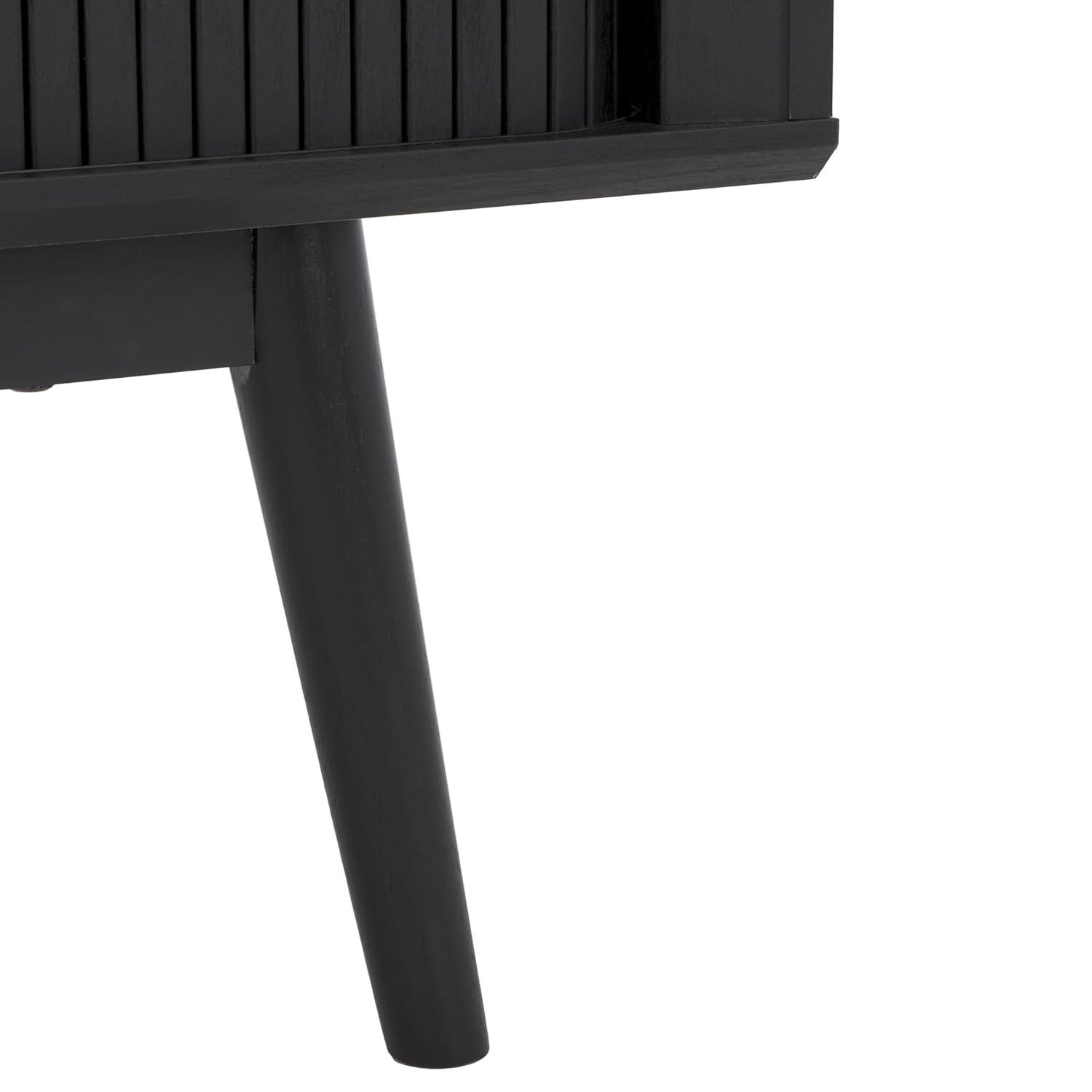 Aphra 2 Door 2 Shelf Media Stand - MED9624 - Black - Safavieh