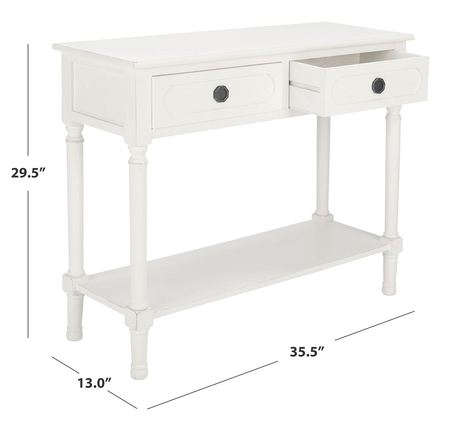 Allura 2 Drawer Console Table - CNS5725A - Off-White - Safavieh