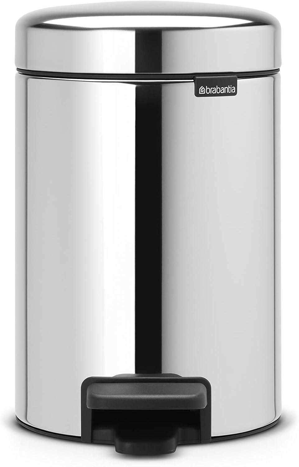 Brabantia NewIcon Step On Trash Can, 0.8 Gallon (3 Liter)