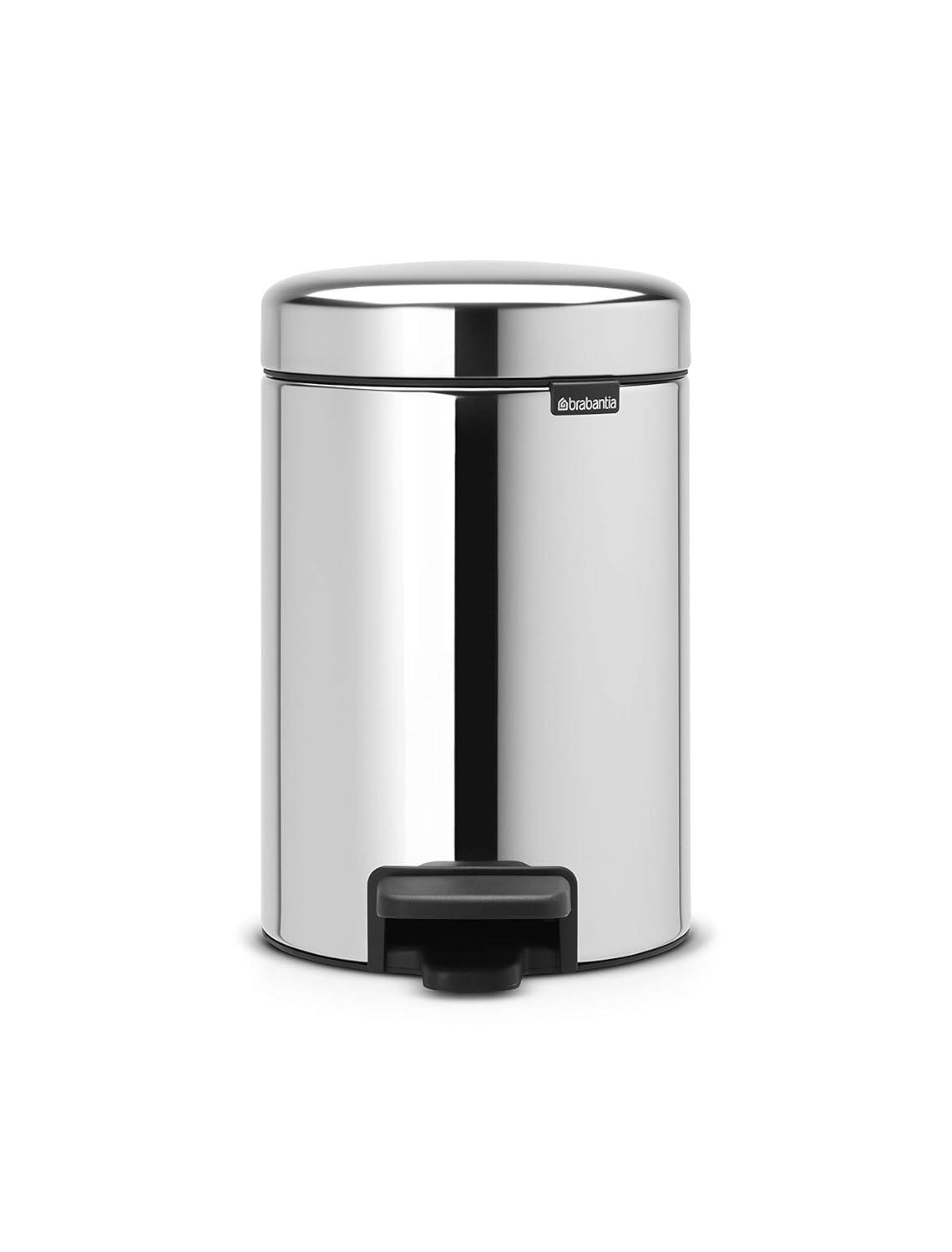 Brabantia NewIcon Step On Trash Can, 0.8 Gallon (3 Liter)
